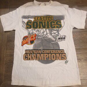 Vintage 1996 Seattle Sonics Champions Tee